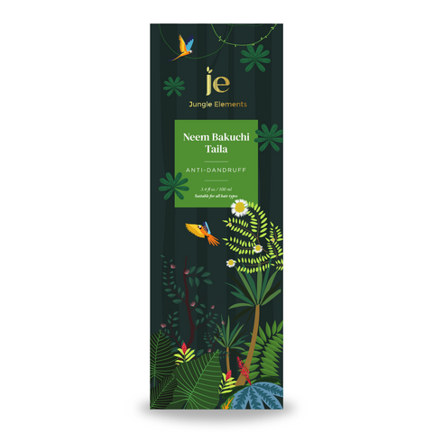 Anti Dandruff Neem Hair Shampoo with Bakuchi and Tulasi