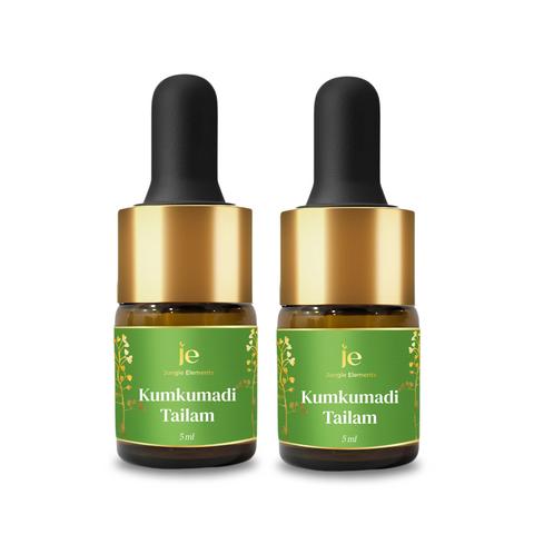 Kumkumadi Tailam with Saffron and Manjistha | Natural Anti-Ageing - Reduces Dark Circles and Pigmentation