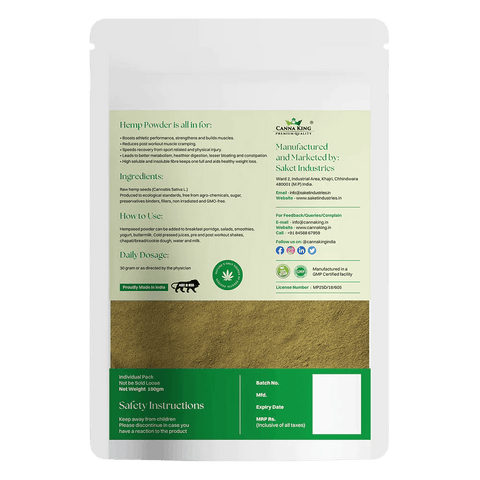 Hemp powder