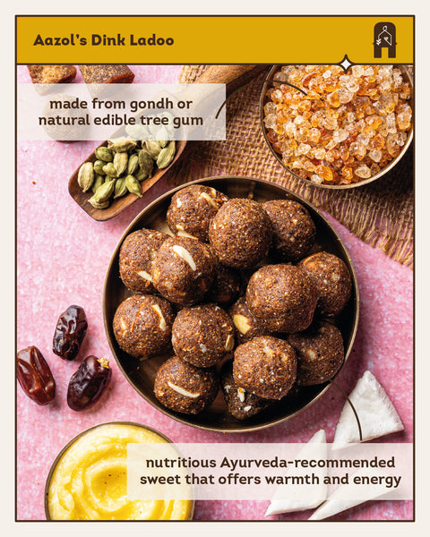 Dink Ladoo: High-energy Gondh Snack