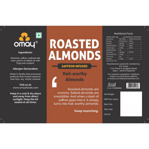 Roasted Almonds - Classic Salted