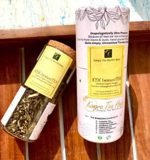 ImmuniTEA - Organic Ashwagandha Tumeric Tulsi Green Tea