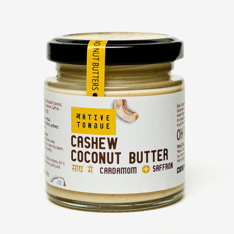 Cashew Coconut Butter With Cardamom And Saffron