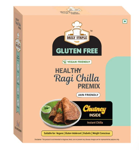 Instant Ragi Chilla Pre Mix with Chutney