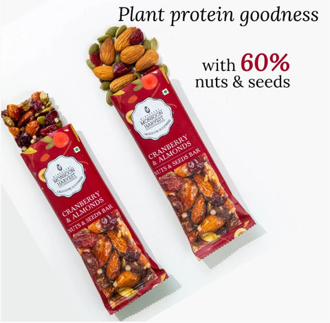 Nuts & Seeds Bar - Cranberry & Almond