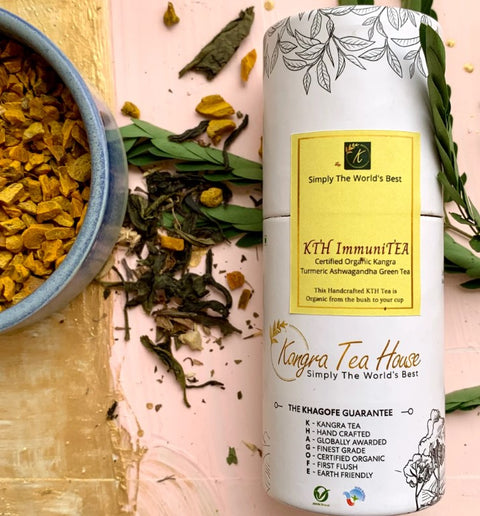 ImmuniTEA - Organic Ashwagandha Tumeric Tulsi Green Tea