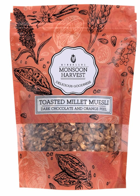 Toasted Millet Muesli - Dark Chocolate & Orange Peel