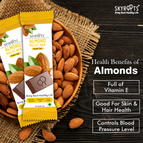 Almond Millet Bar Box (30gm X 8 Bars)