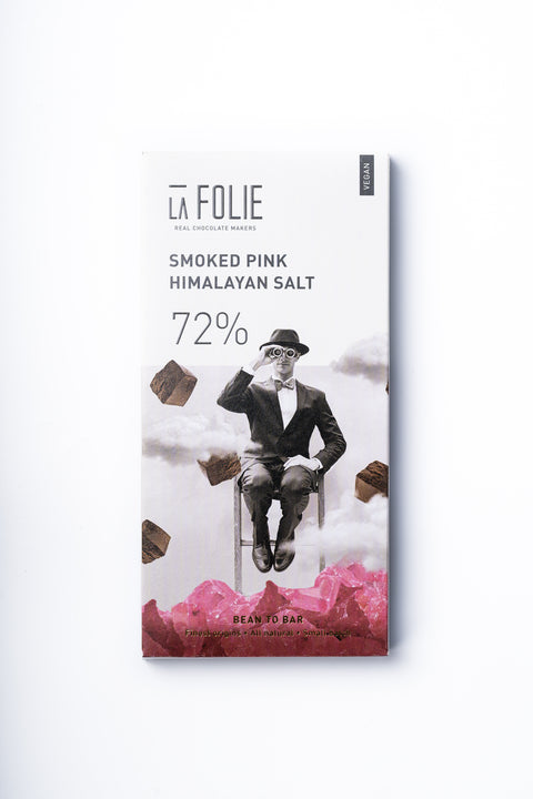 Vegan Chocolate (Smoked Pink Himalayan Salt) 72%