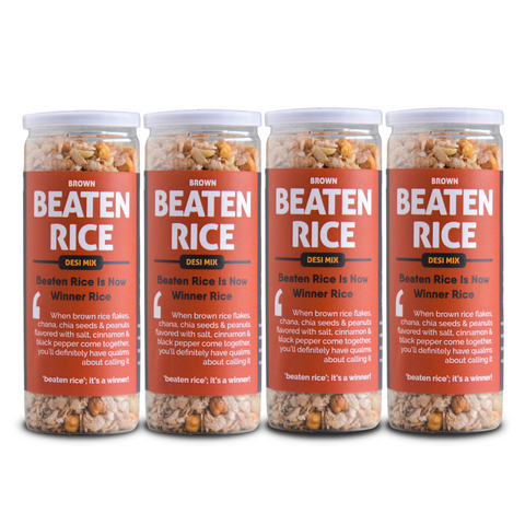 Beaten Brown Rice - Desi Mix