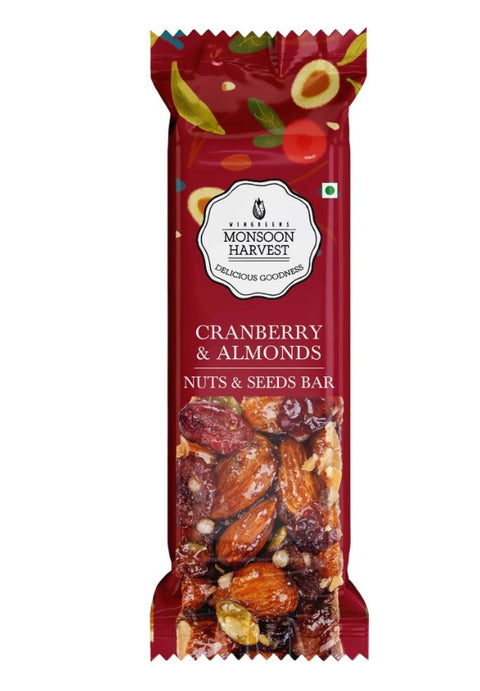 Nuts & Seeds Bar - Cranberry & Almond