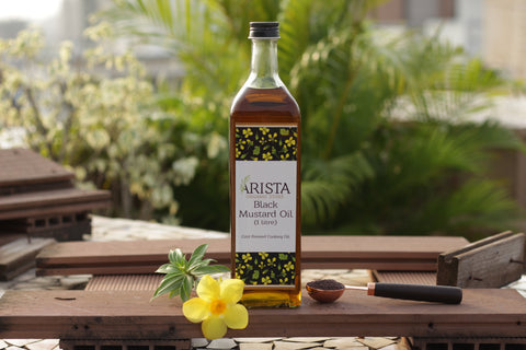 Organic Wood Pressed Black Mustard Oil