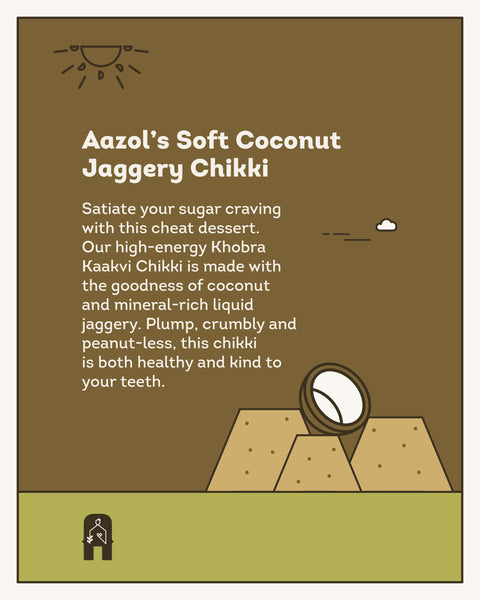 Soft Coconut Jaggery Chikki