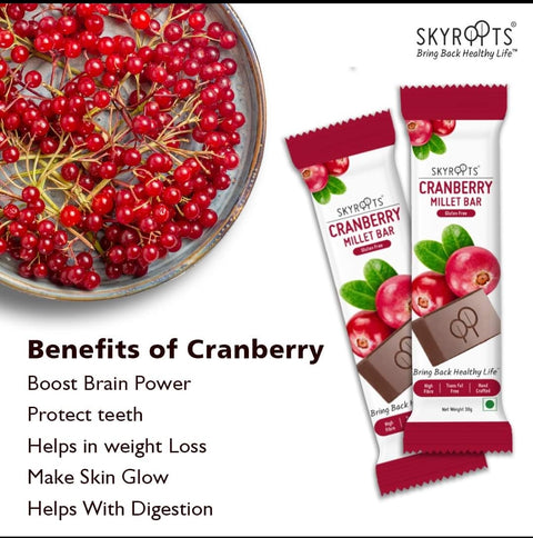 Cranberry Millet Bar Box (30g X 8 Bars)