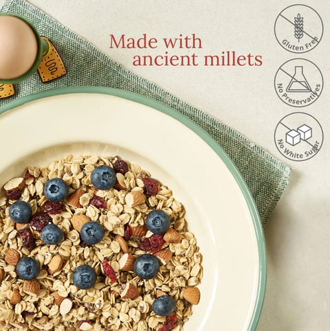 Toasted Millet Muesli - Cranberry & Almond