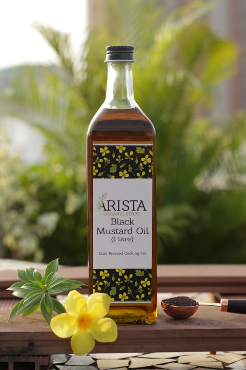 Organic Wood Pressed Black Mustard Oil