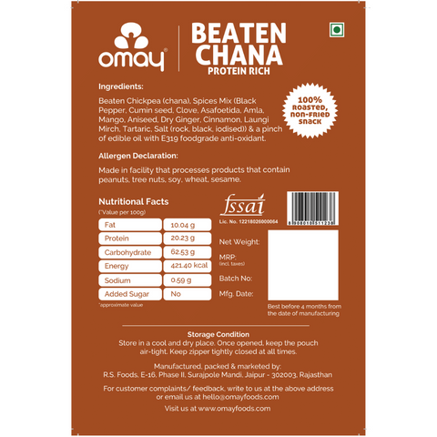 Beaten Chana - Protein Rich