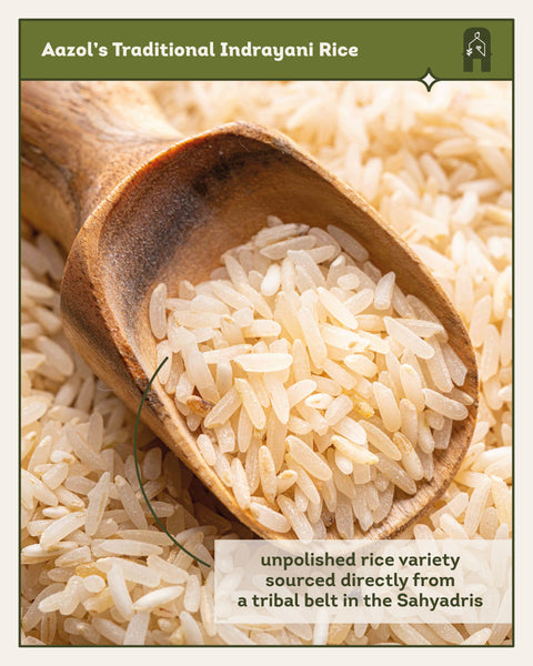 Unpolished Indrayani Rice