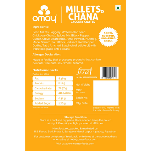 Millets & Jaggery Coated Chana Mix