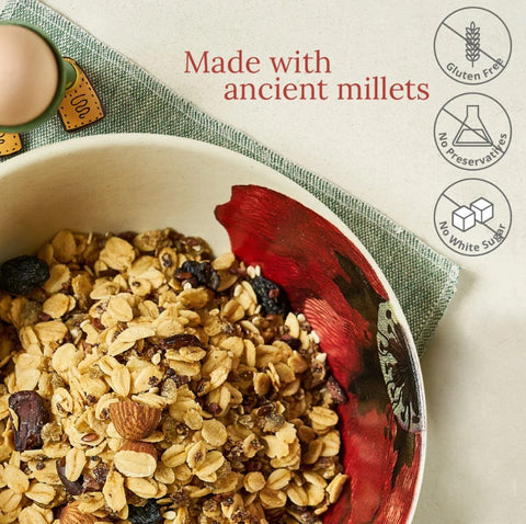 Toasted Millet Muesli  Roasted Cacao Bean and Raisin