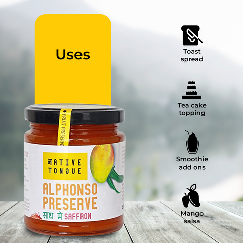 Alphonso Saffron Preserve with Organic Devgad Hapus & Kashmiri Saffron