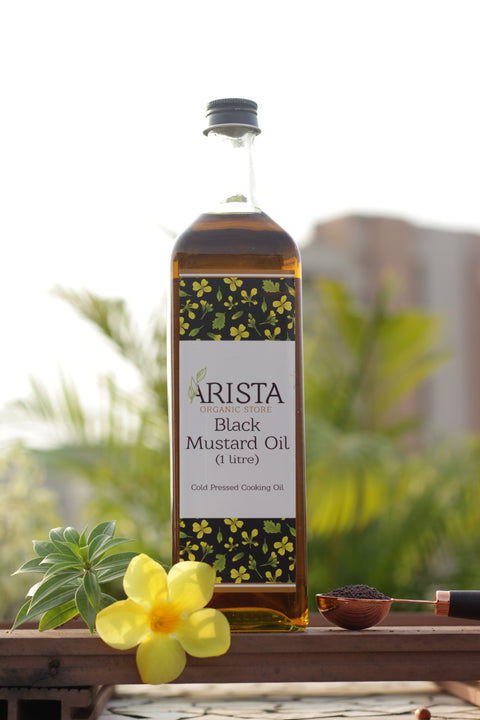 Organic Wood Pressed Black Mustard Oil