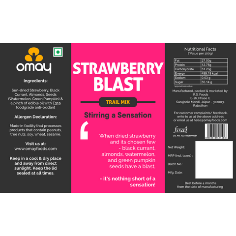 Strawberry Blast Trail Mix