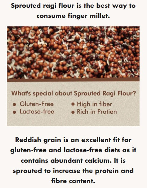 Sprouted Ragi Atta