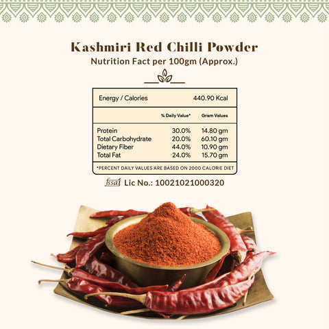 Kashmiri Red Chilli Powder ( Kashmiri Mirchi Powder )